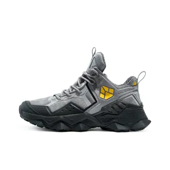 RAX Water-Resistant Cushioning Anti-Slip And Wear-Resistant Low-Top Hiking Shoes Men's Gray