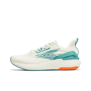 361° Durable Breathable Low Top Running Shoes Men's White Green