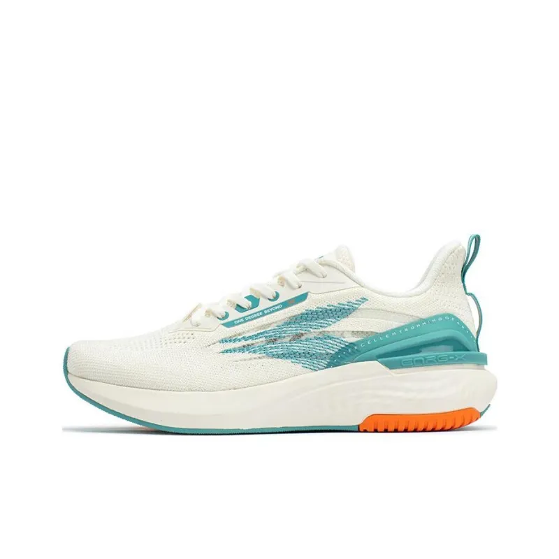 361° Durable Breathable Low-Top Running Shoes Men's White Green-0