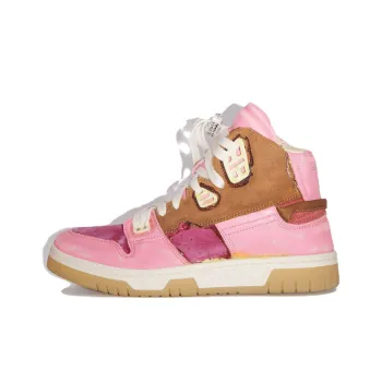 Acne Studios High Top Skateboard Shoes Men's Pink