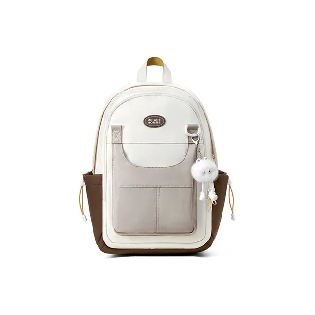 MR.ACE HOMME Polyester Backpack Regular Unisex Deep Sea Green/Chocolate Gray/Misty Purple Gray/Sweet Cool Black-7