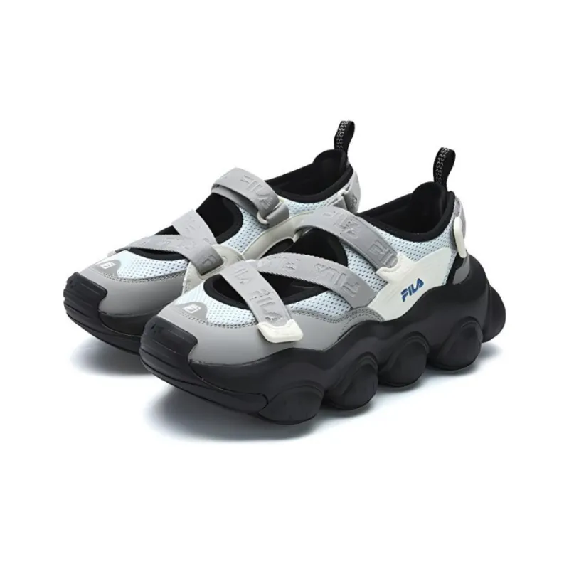 FILA FRAGOLA Breathable Height Increase Beach Sandals Women's Gray-1