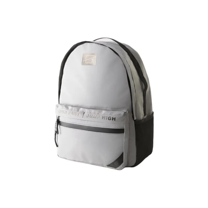 ZARA Polyurethane Backpack Regular Women's Gray-1