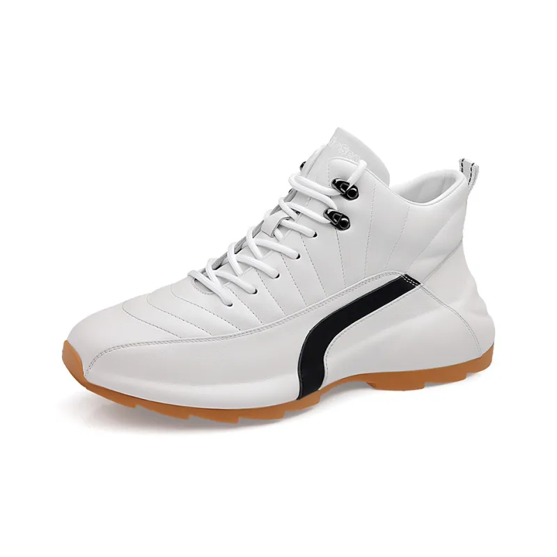 Mulinsen Chunky Sneakers Men High Top White-2