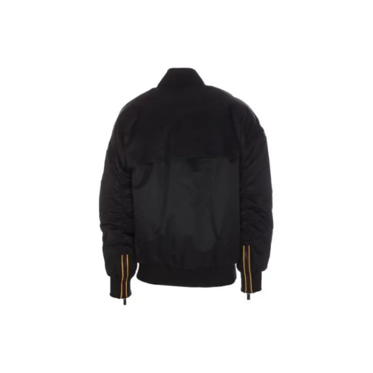 K WAY Zip Up Padded Bomber Jacket-1