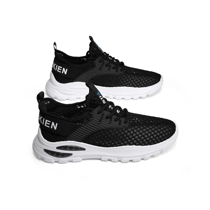 Tonlion Cushioning, Slip Resistant, Abrasion Resistant, Breathable, Quick Dry, Lightweight Low Top Running Shoes Men's-4