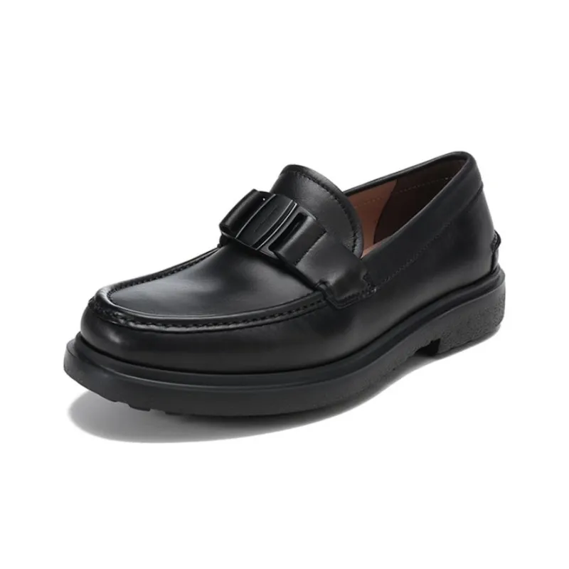 FERRAGAMO Vara Men's Casual Shoes Men's Black-2