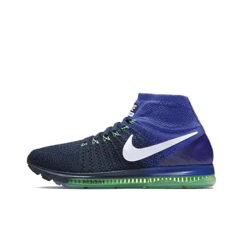Nike All Out Flyknit 'College Navy White Black Electro Green'