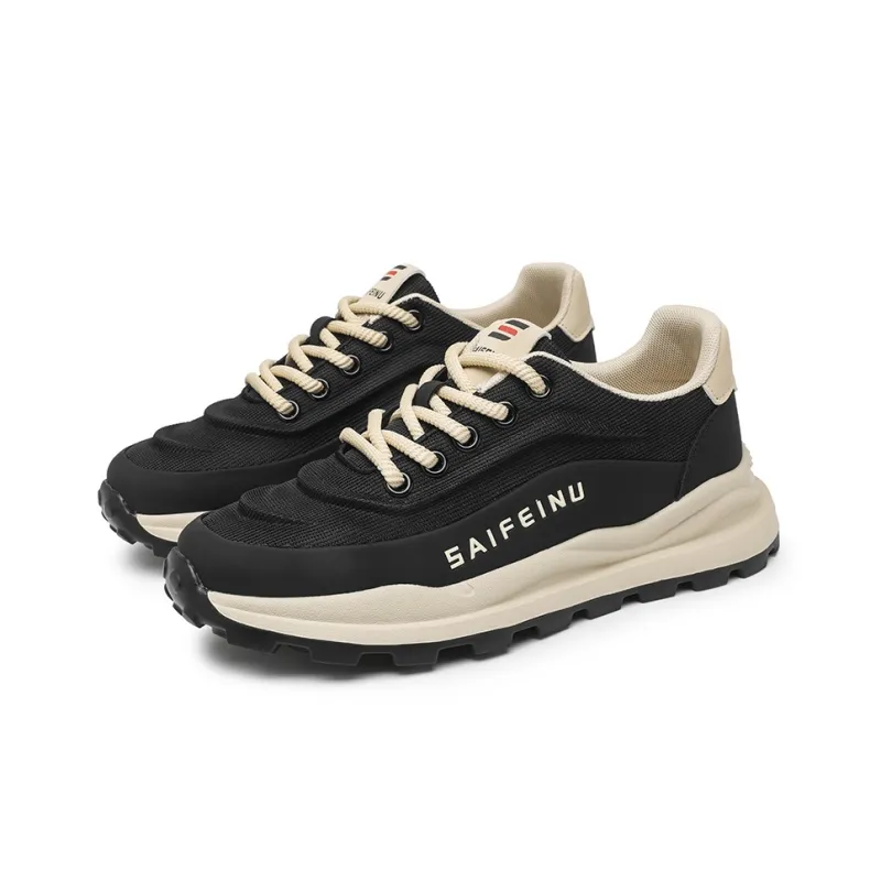 SAIFEINU Breathable Lightweight Height Increasing Rebound Low-Top Casual Shoes Men's-6