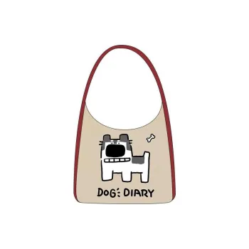 NEARAY Salt Loving Fish, Collaboration Polyester Crossbody Bag, Shoulder Bag Medium Size Unisex Khaki