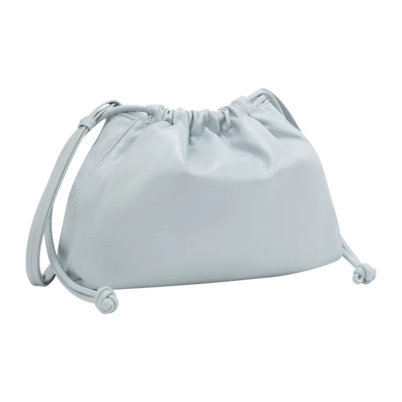 CALVIN KLEIN Synthetic Material One Shoulder Crossbody Puff Bag Women's Pearl Blue-1