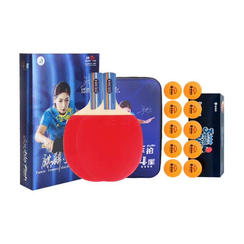 DOUBLEFISH Ping Pong Paddles Unisex All Wood-13