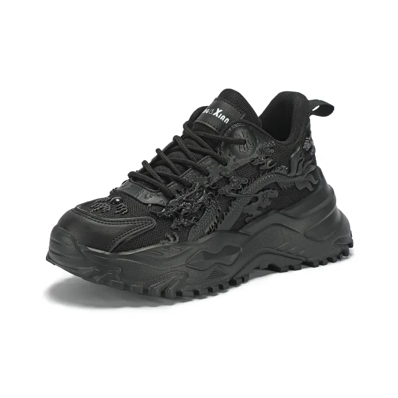 Singing Breathable Lightweight Low-Top Chunky Sneakers Unisex-1