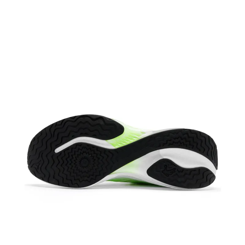 QIAODAN Flying Shadow 4.0 Durable Breathable Low Top Running Shoes Men's White Green-4
