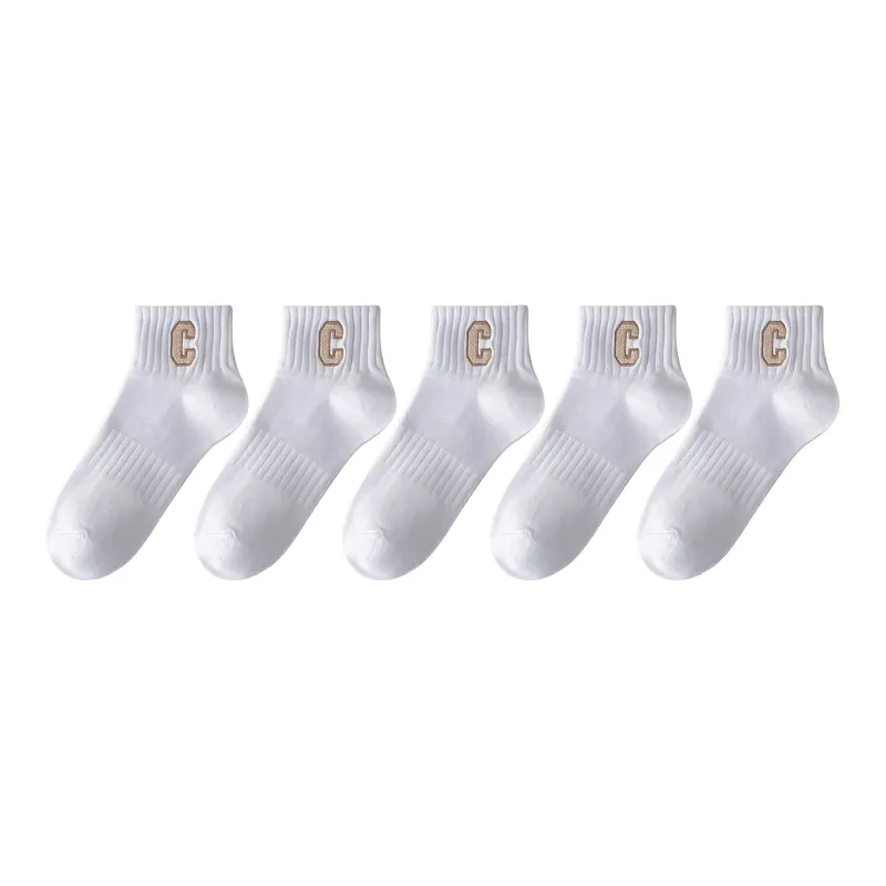 XXLLG Short Socks Women's 5 Pack-12