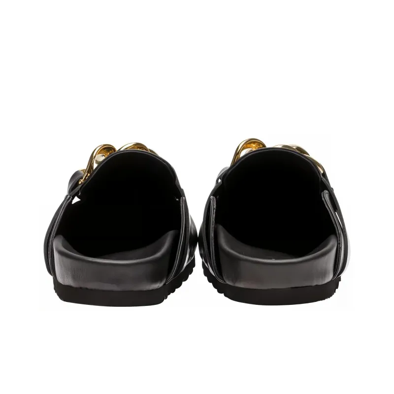 ALOHAS Wrap-toe Slippers Women's Black-4