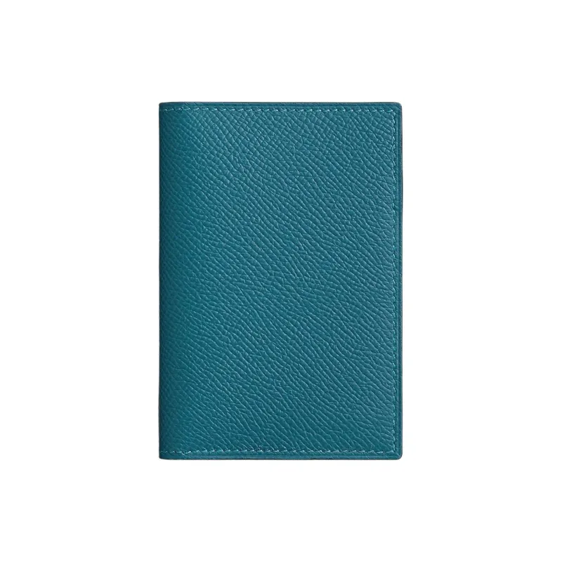 HERMES MC² Euclide Epsom Leather Coin Purse, Card Holder Men's D2 NEW BLEU JEAN New Denim Blue-0