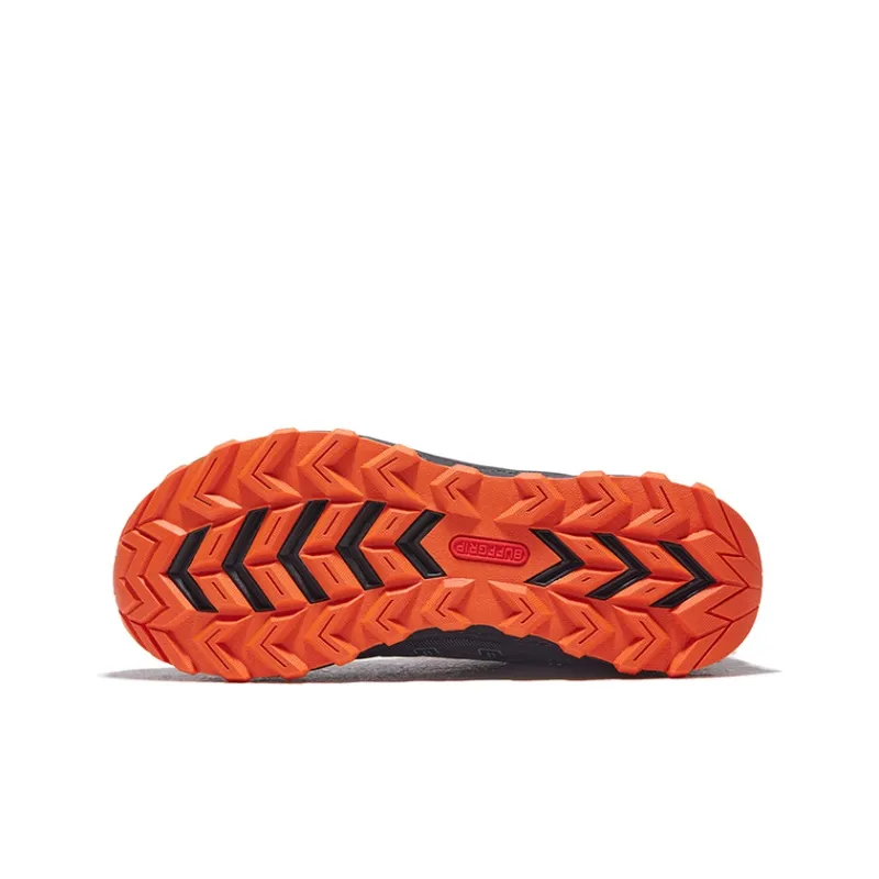 HOT POTATO Wear resistant Lightweight Breathable And Non slip. Low Top Trekking Shoes Unisex Black Orange-3