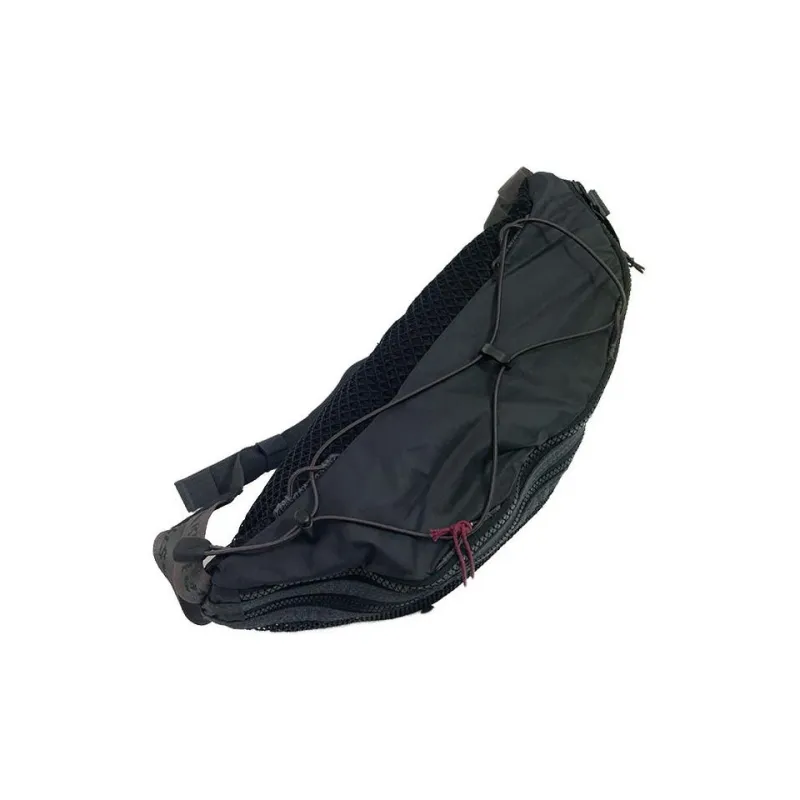 KLATTERMUSEN 5L Fanny Pack Outdoor Bag PU Crow Black Unisex-1