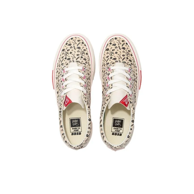 BOBBIE BURNS Low Top Skateboard Shoes Unisex-3