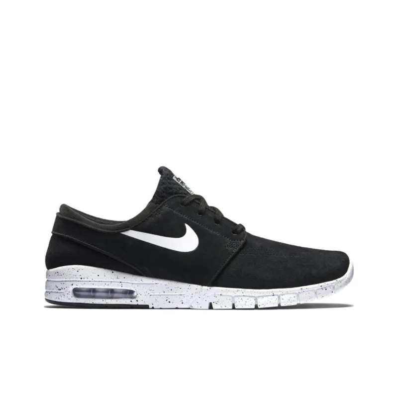 Nike Sb Stefan Janoski Max Leather Black White-1