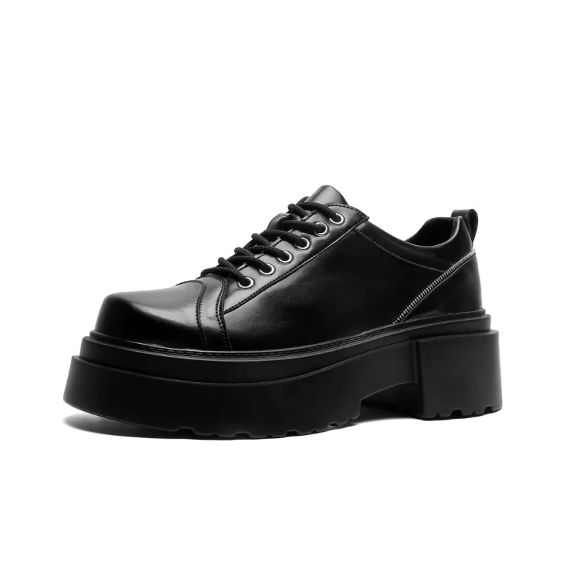 Chi Wolf Derby Shoes Casual Shoes Men's Black-2