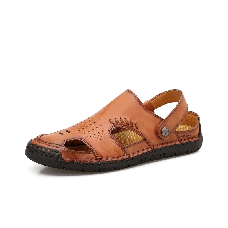 Black tailed Deer Beach Sandals Men's-6