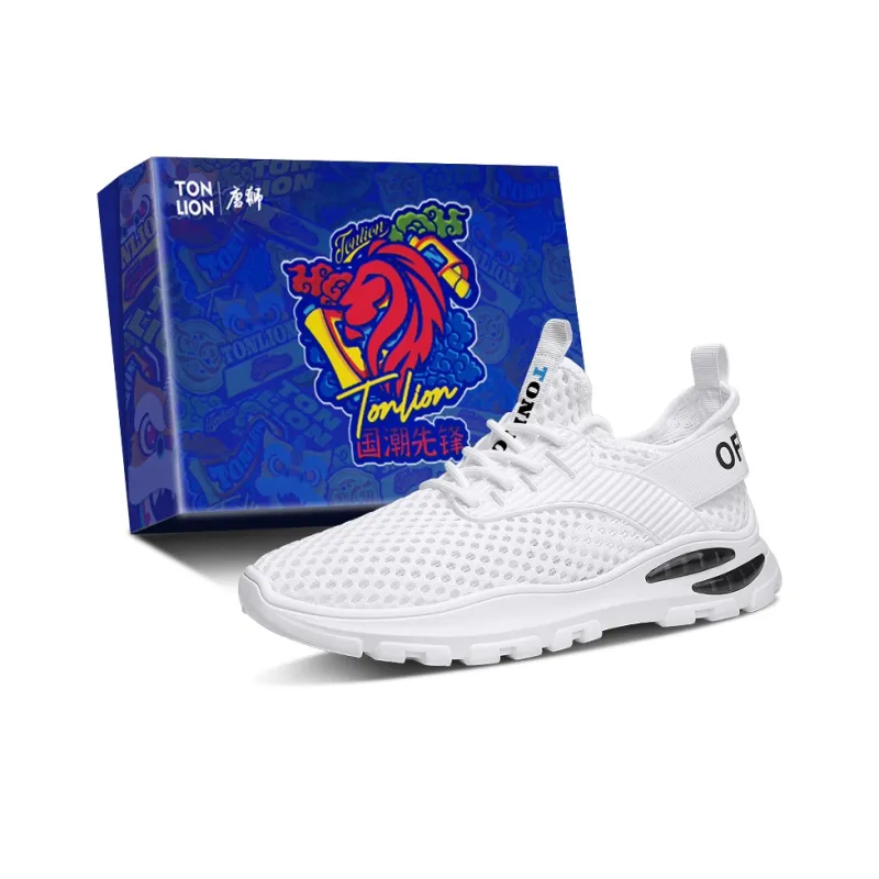 Tonlion Cushioning, Slip Resistant, Abrasion Resistant, Breathable, Quick Dry, Lightweight Low Top Running Shoes Men's-2
