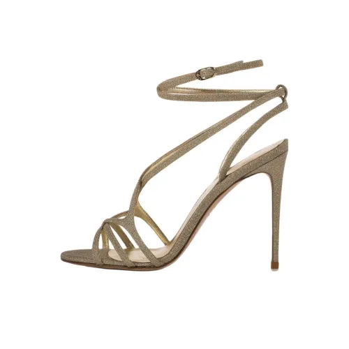 Le Silla Metallic Strap-wrap Sandals