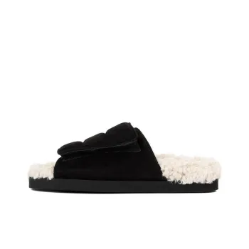 GIABORGHINI Faux-shearling Slides