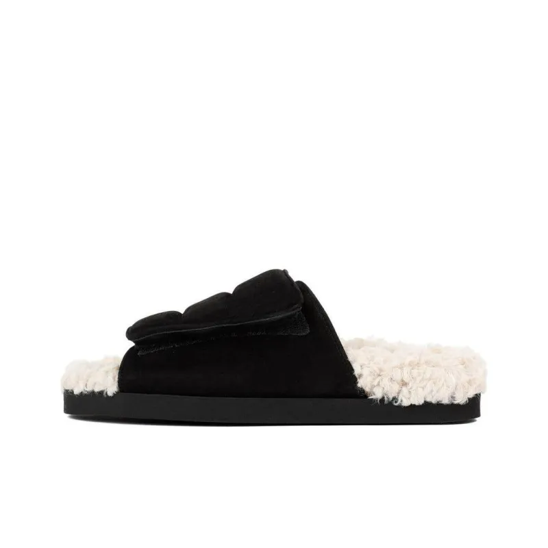 GIABORGHINI Faux-shearling Slides-0