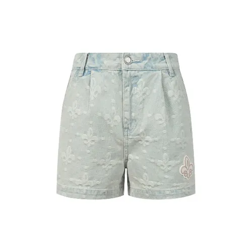Palladium Denim Shorts Women's Denim Iris Flower