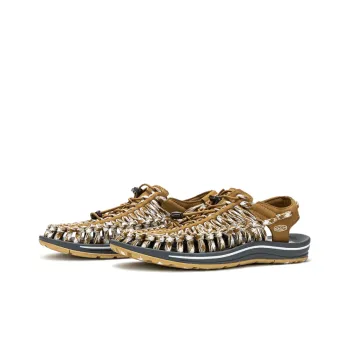 UNEEK FLAT x KEEN Breathable River Trekking Shoes Men's Renault Paisley Pattern