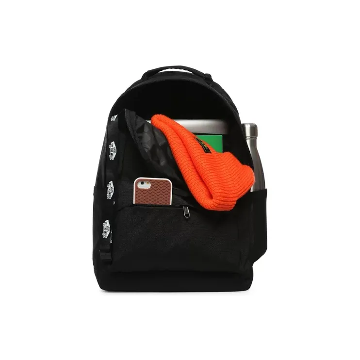Vans Nylon Fabric Backpack Regular Unisex Black-4