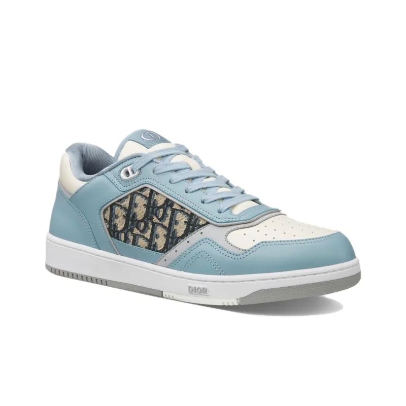 DIOR B27 Low Light Blue Cream Smooth Calfskin-2