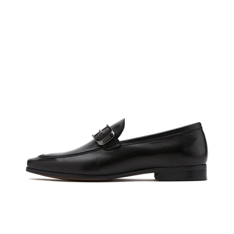 PEDRO Dress Shoes Men Low Top Black/Camel-0