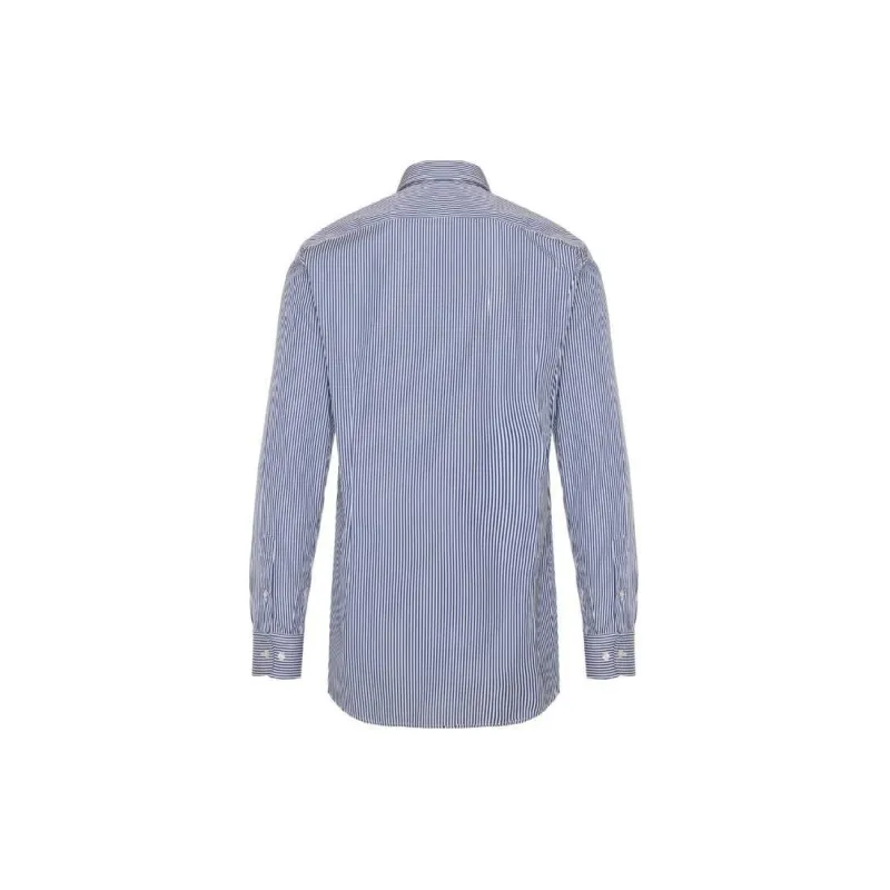 ETRO Pegaso Embroidered Striped Shirt-1