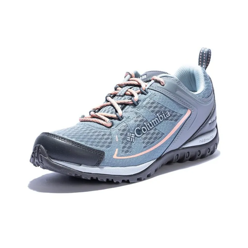 Columbia Low Top Outdoor Shoes Women's Blue Pink-2