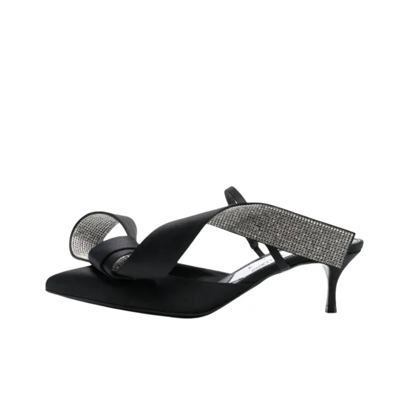 SERGIO ROSSI Marquise Bow Embellished Pumps-0