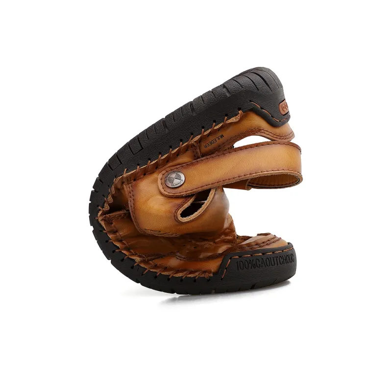 Black tailed Deer Beach Sandals Men's-17