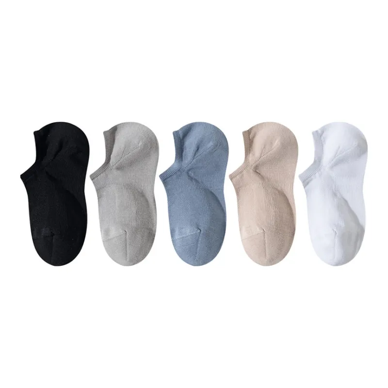 AUGUST No Show Socks Men's 5 Pack-2