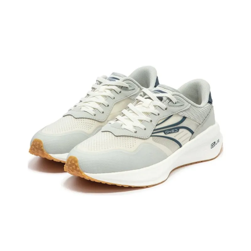 361° Anti Slip Wear Resistant Low Top Running Shoes Men's Light Blue-2