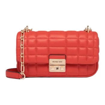 MICHAEL KORS Sheepskin Crossbody Bag, Shoulder Bag Women's Coral Red