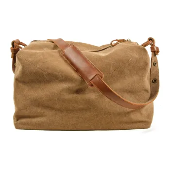 PULUWIRR Cowhide Patchwork Canvas Lightweight Commute Bag-Fashion Water-Repellent Wear-Resistant Travel Bag Unisex