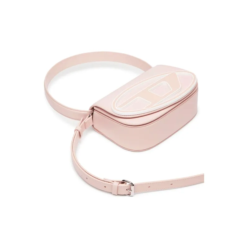 DIESEL Cow Leather Handbag, Shoulder Bag Women's Pink-3