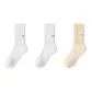 3 Pack (White *2+Khaki)