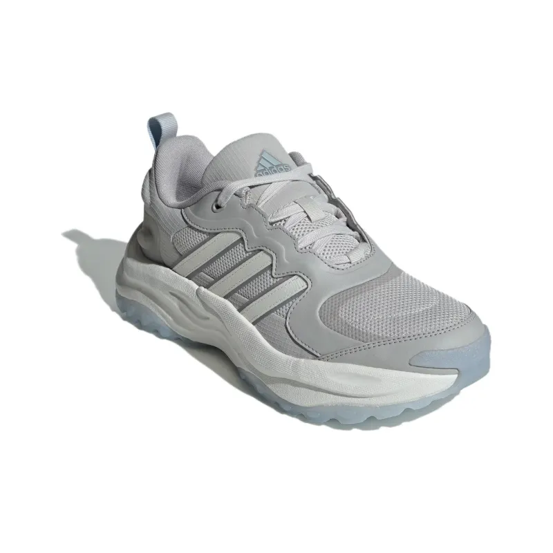 Adidas Maxxwavy Cushioning Anti Slip And Wear Resistant Low Top Chunky Sneakers Unisex White Gray-2
