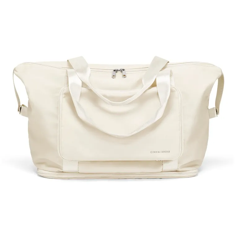 CinvaiKrose Travel Bags Ecru Shopping Bag Included-1