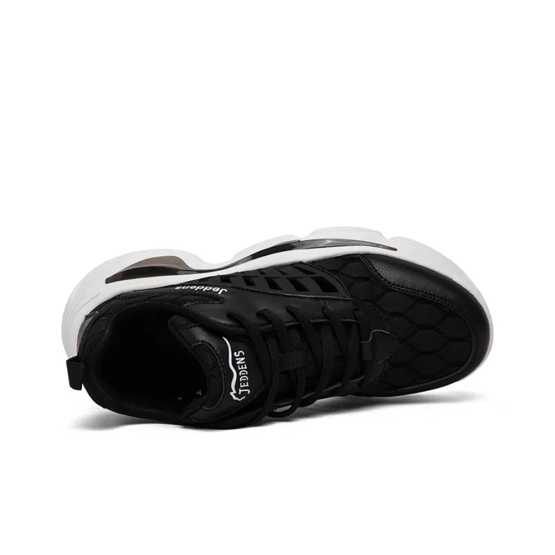 Jerden Smith Fishbone Cushioned Moisture-Wicking Breathable Slip-Resistant Low-Top Chunky Sneakers Men's-7
