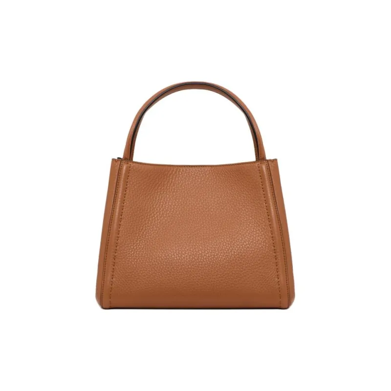 Valentino ALLTIME Grained Calfskin Shoulder Bag Crossbody Bag Handbag Medium Size Women's Almond-3